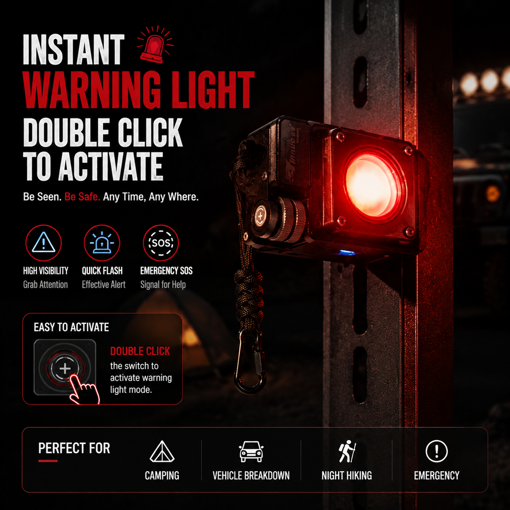 3500LM Rechargeable Camping Lantern – Magnetic COB Light with 5 Light Modes for Overlanding & Outdoor Adventures