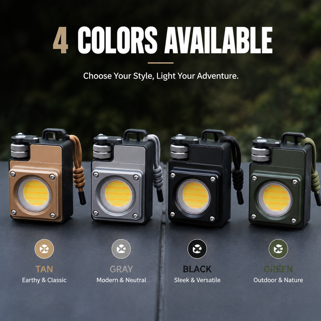 3500LM Rechargeable Camping Lantern – Magnetic COB Light with 5 Light Modes for Overlanding & Outdoor Adventures