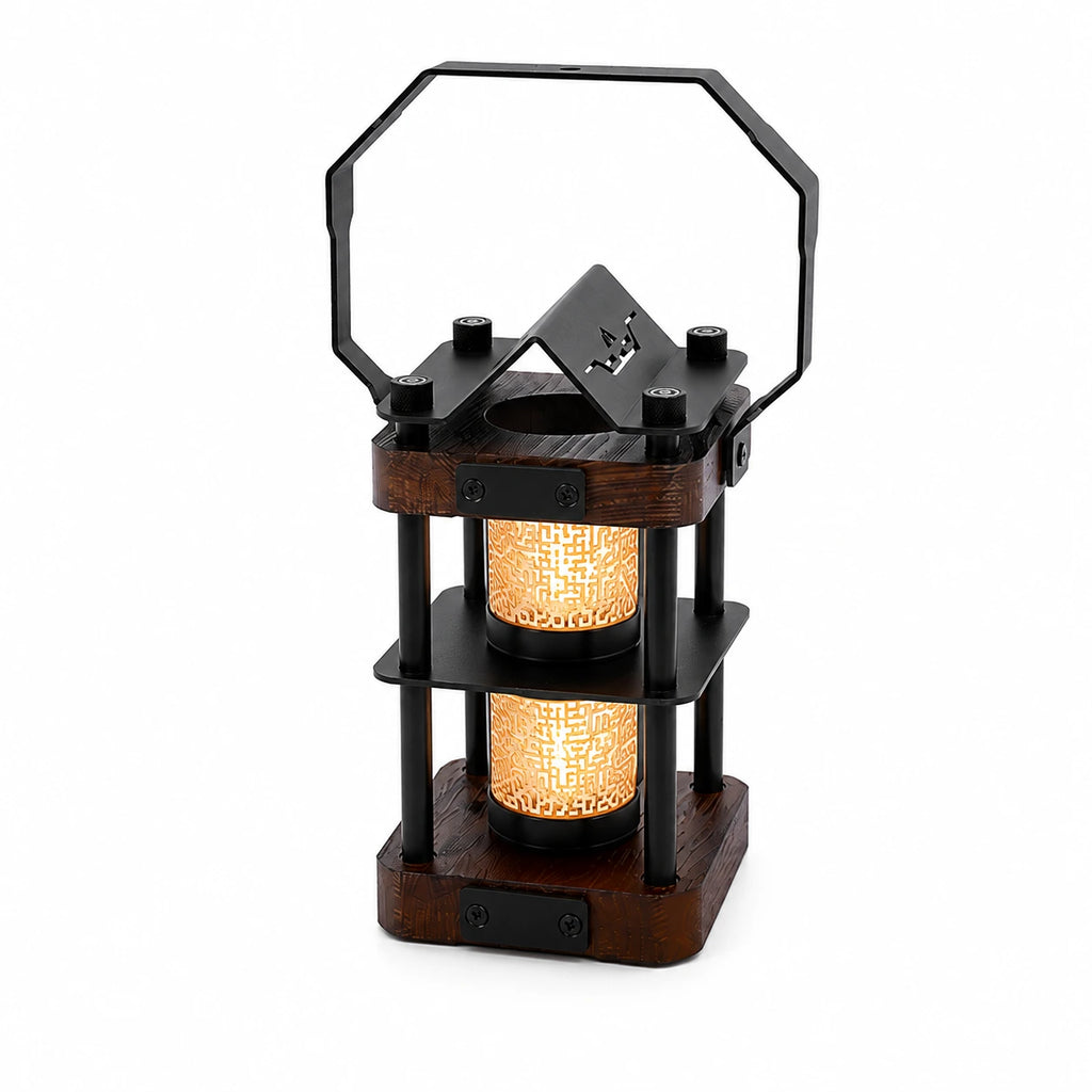 Domvire 2-Light & 4-Light Modular Camping Lantern Set with Stand – Complete Overland Table Lighting System