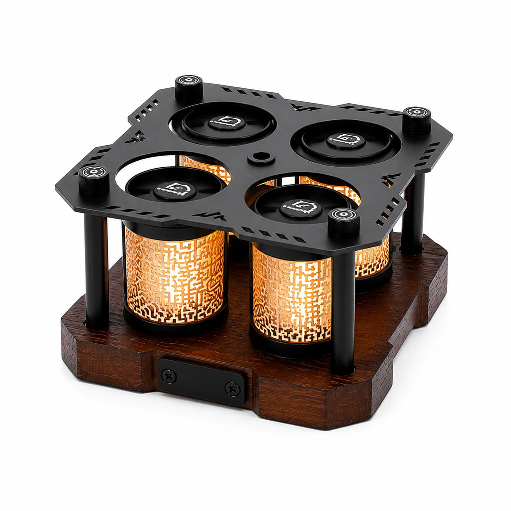 Domvire 2-Light & 4-Light Modular Camping Lantern Set with Stand – Complete Overland Table Lighting System