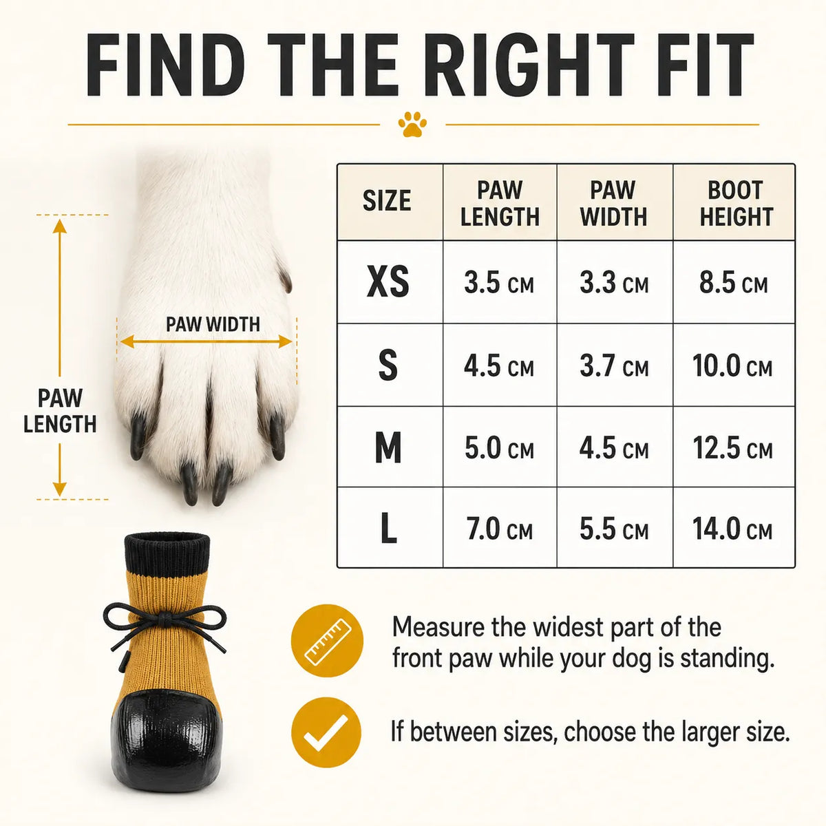 Domvire Non-Slip Dog Boots for Camping & Overland – Water-Resistant Paw Protection, 4-Pack